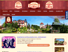 Tablet Screenshot of hotelmaria.sirbud.pl
